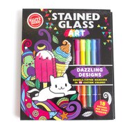 Klutz, Craft Supplies, Art & School, Stained Glass Art Dazzling Design, 704315
